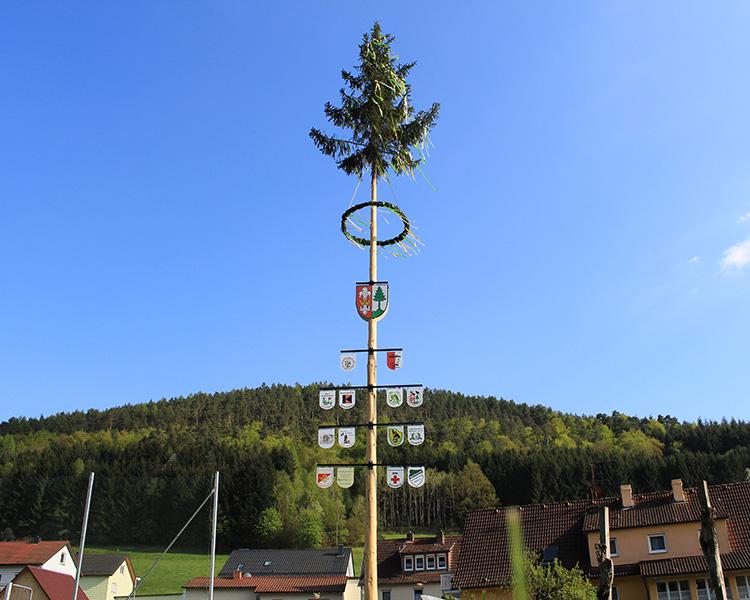 In some parts of Germany, a tree is erected in the town center on May 1. Whoever manages to steal the tree from a neighboring town before it is erected enters into negotiations with that town to haggle over the “ransom.” This usually consists of large amounts of goods, such as beer, wurst or bread