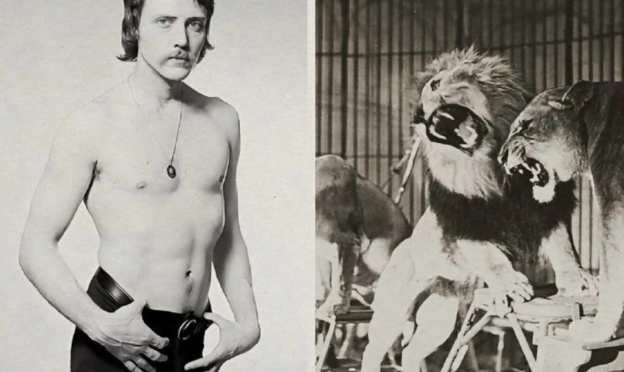 In the late 1960s when he was just a teenager, Christopher Walkens worked as a lion tamer.