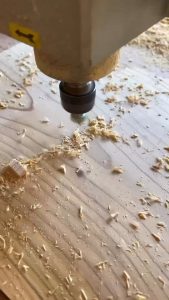 Intricate wood carving using a CNC router
