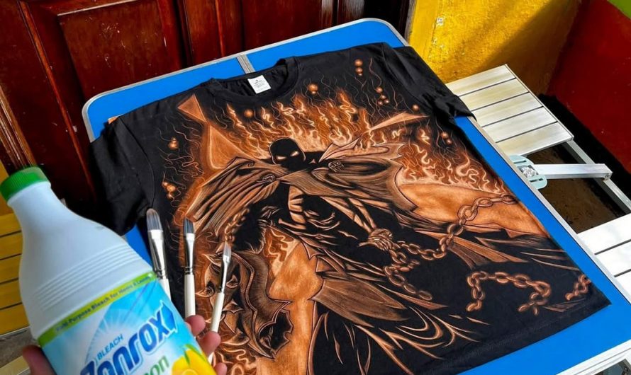 It’s painted using bleach | Spawn