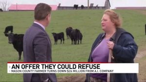 Kentucky family rejects $26 million offer to convert part of their farm into a data center despite the offer being about 10 times the going rate for farmland in the area.