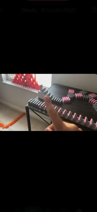 Kid playing Dominoes
