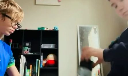 Kids pull off an impressive 5 bottle flip stack.