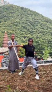Kungfu training seems painful