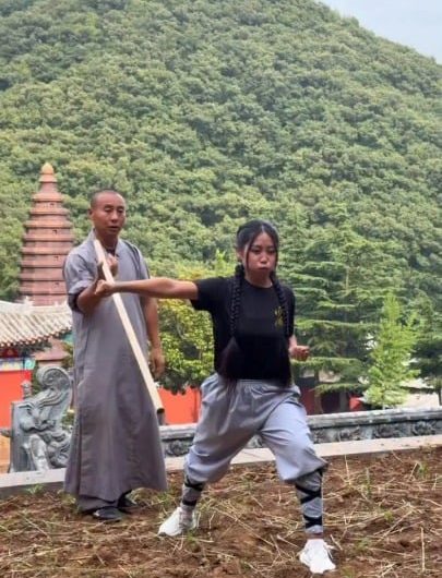 Kungfu training seems painful