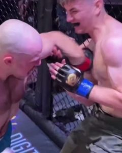 MMA fighter realized his arm was broken AFTER delivering the finishing blow.