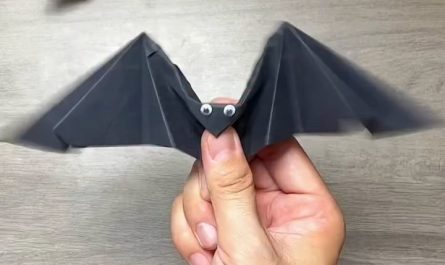Making a paper bat