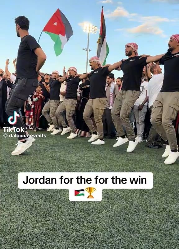 Men doing the Dabke. So satisfying seeing their legs/ feet in sync