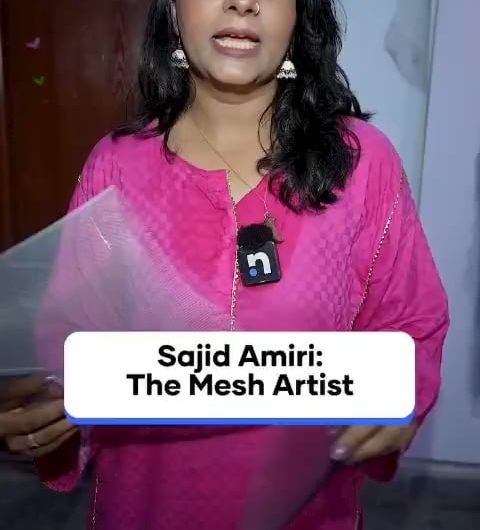 Mesh art using nets…