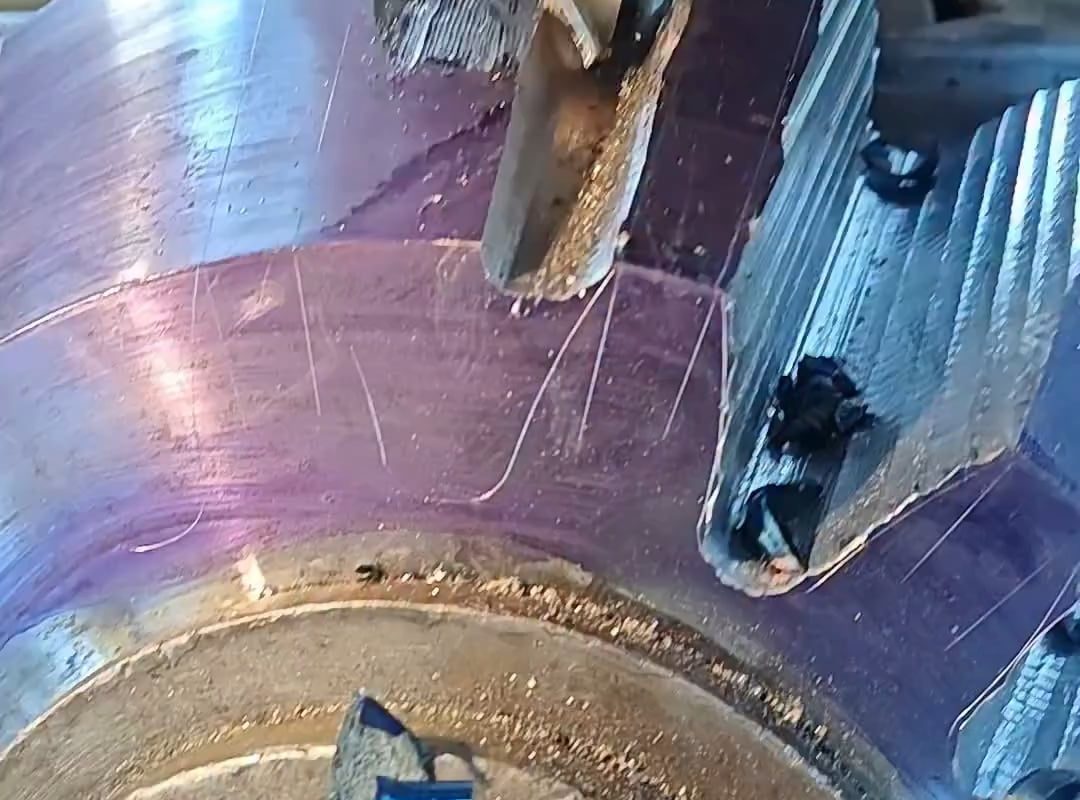 Metal cutter cutting steel like butter