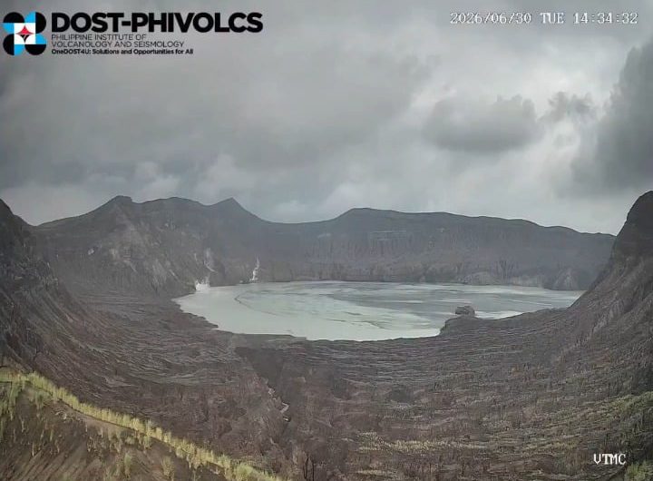 Minor Phreatomagmatic Blast Rocks Taal Volcano in the Philippines Today