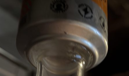 My buddy’s rockstar can fits perfectly on top of his “vase”
