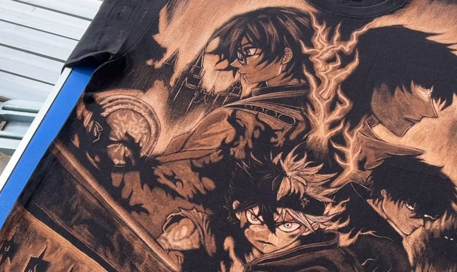 New project of Bleach art shirt featuring Will Serfort x Sung Jinwoo x Asta.