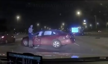 Officer avoids getting crushed twice within seconds