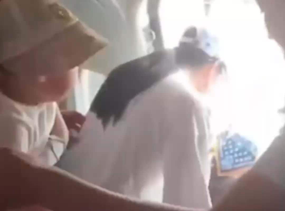 Packed passenger plane’s landing gear dramatically COLLAPSES during take off sparking evacuation & fuel leak