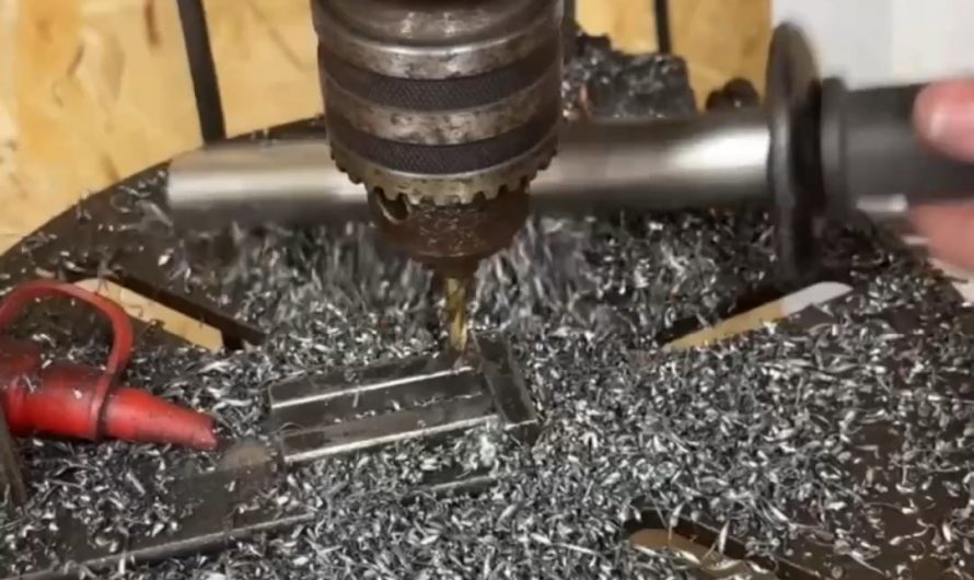 Picking up metal filings with a magnetic picker