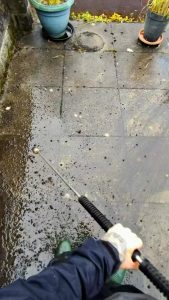 Pressure washing