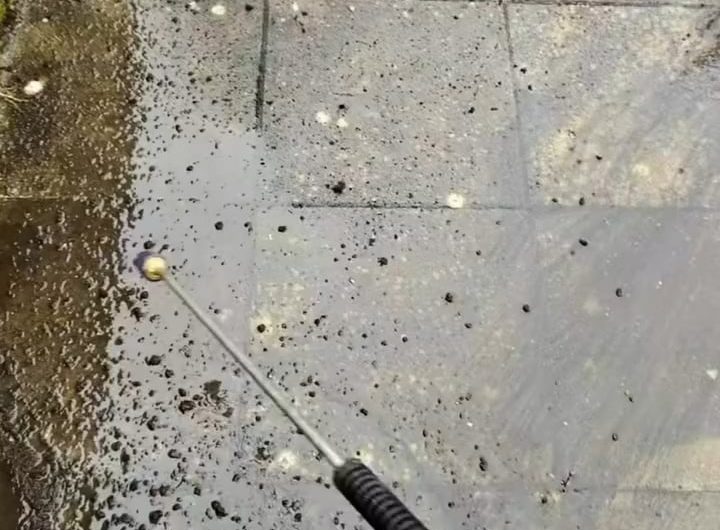 Pressure washing