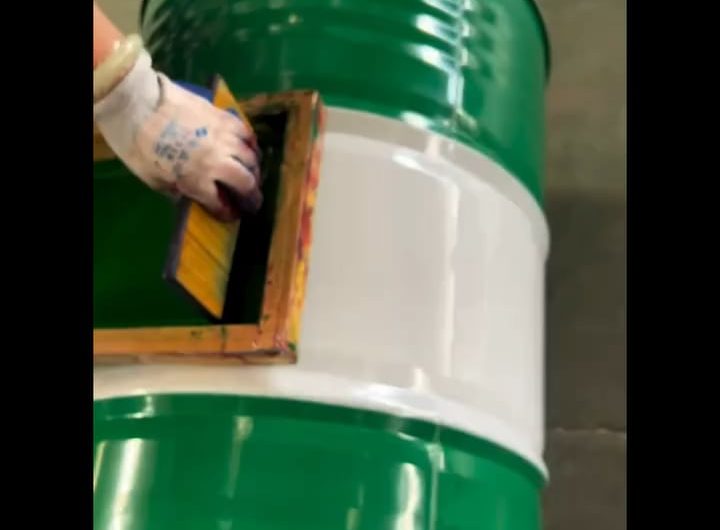 Professional marking of a barrel