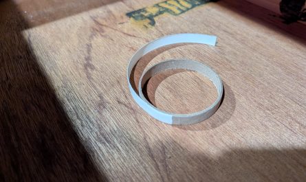 Purchased 14 ft of silicone tape for a cabinet without measuring first, this was the leftover at the end of the project.