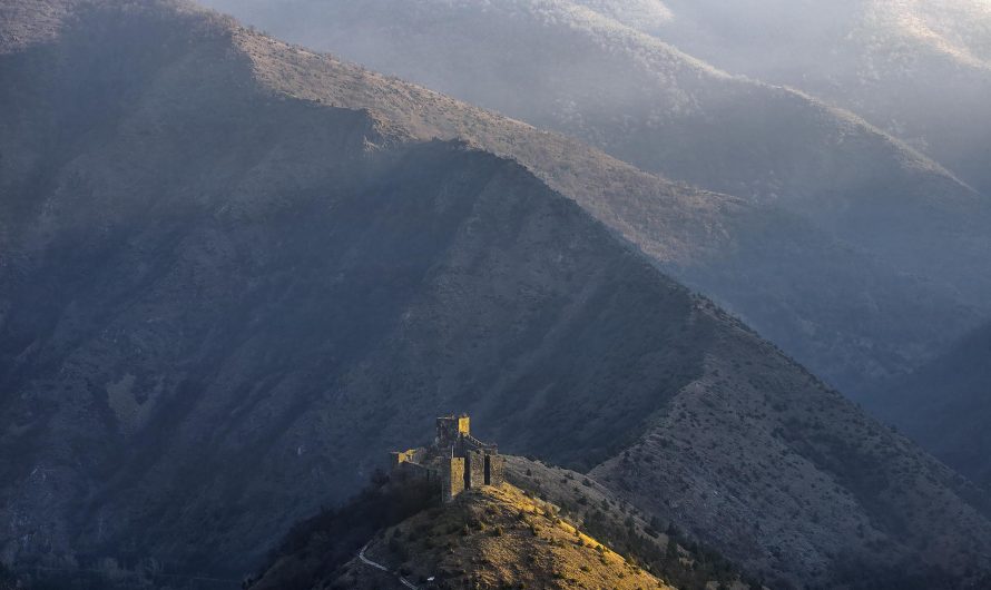 Remains of Maglič, built ~1250 AD, Serbia