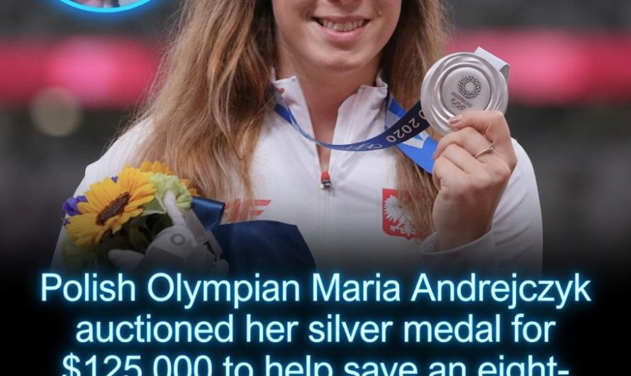 She earned an Olympic silver medal and then used it to help save a childs life.