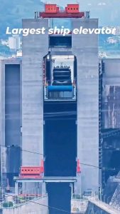 Ship elevators in the Three Gorges Dam, China