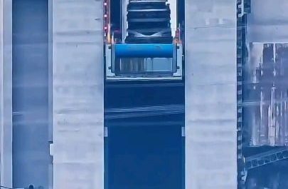 Ship elevators in the Three Gorges Dam, China