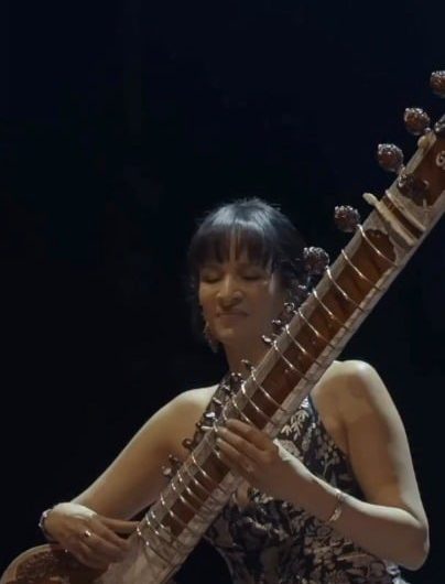 Sitar, an Indian classical music instrument as played by Anoushka Shankar.