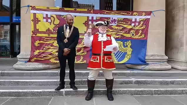 Some UK cities still have a traditional Town Crier to deliver public announcements (June 2026, Gloucester)