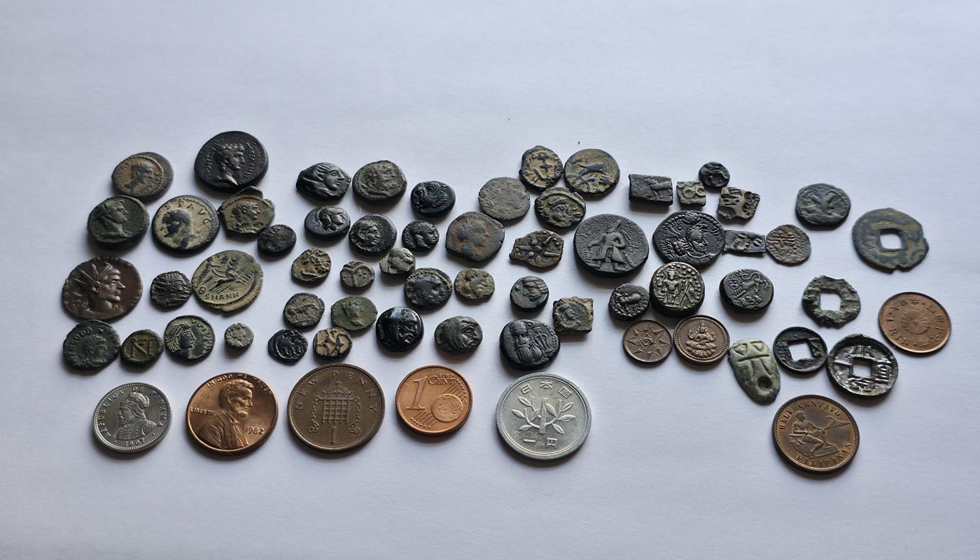 Some of my collection showcasing some of the smallest and lowest-value copper coins ever made. Primarily ancient, with a few moderns as well. Sizes range 5mm - 17mm (some hopefully familiar "small" coins for scale!)