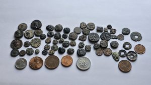 Some of my collection showcasing some of the smallest and lowest-value copper coins ever made. Primarily ancient, with a few moderns as well. Sizes range 5mm - 17mm (some hopefully familiar "small" coins for scale!)