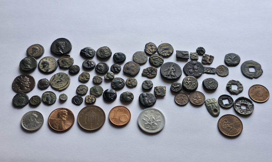 Some of my collection showcasing some of the smallest and lowest-value copper coins ever made. Primarily ancient, with a few moderns as well. Sizes range 5mm – 17mm (some hopefully familiar “small” coins for scale!)
