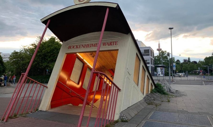 Subway Station in Germany Designed to Look Like a Sunken Subway Car