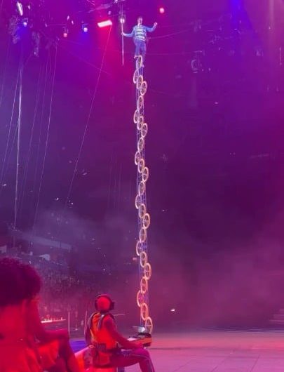 Talented Wesley Williams of Ringling circus!!