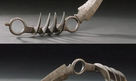The Bagh Nakh (“Tiger Claw”) was a concealed Indian weapon modeled after a tiger’s claws. Worn in the hand, it was used in deadly close combat by warriors, thieves, and assassins.