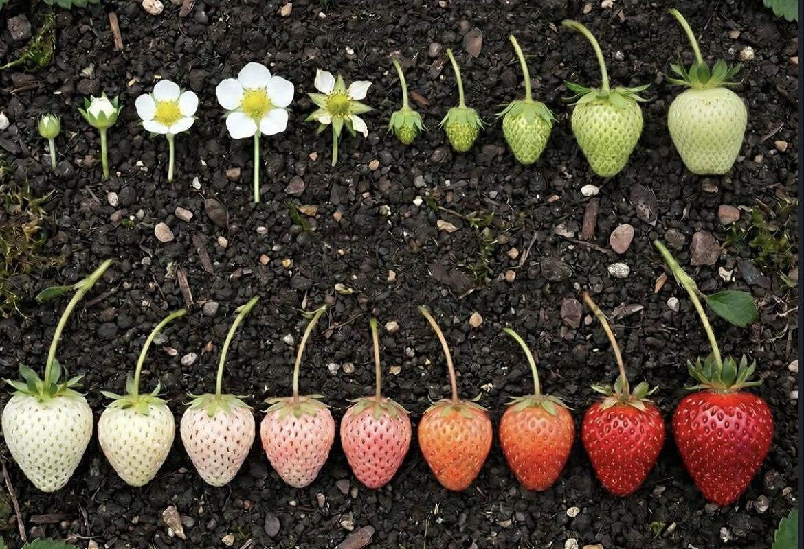 The Life Cycle of a Strawberry