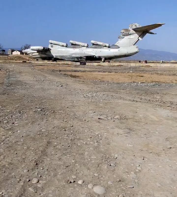 The Lun-class ekranoplan,  It flew just meters above the sea, riding an air cushion to achieve massive payload capacities, It is the only ground effect vehicle to ever be operationally deployed as a warship.