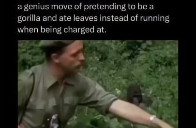 The Man who convinced gorillas that he was an actual gorilla
