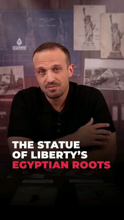The Statue of Liberty was originally designed as an Egyptian rural woman, and intended for the Suez Canal. ⁣ ⁣ So how did it end up in New York?⁣ ⁣ Al Jazeera’s @el.sayyed explains.