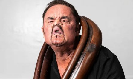 The World Gurning Competition is held once a year to see who can make the most bizarre face. This is Tommy Mattinson — 19 time Champion.