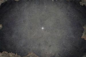The first photo of a star - it shows Vega in July 1850, a daguerreotype taken with a 15m-Telescope at Harvard.