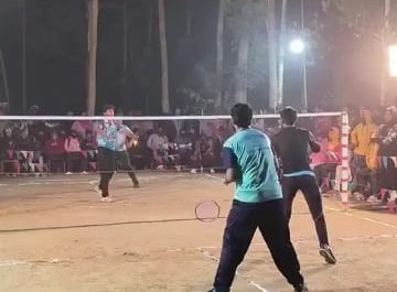 The guy in black was just waiting for his turn