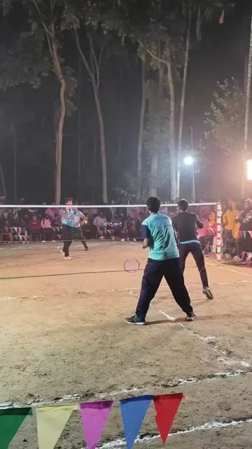 The guy in black was just waiting for his turn