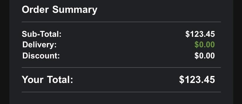The most satisfying total I’ve ever had