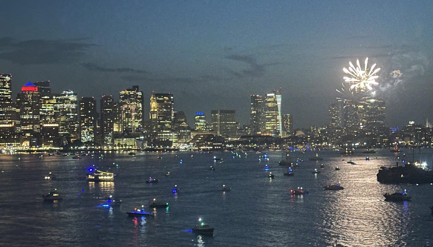 The only star in the sky is Spica (250 light years away), so the light we're seeing is from... 1776.