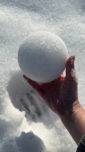 The perfect snowball