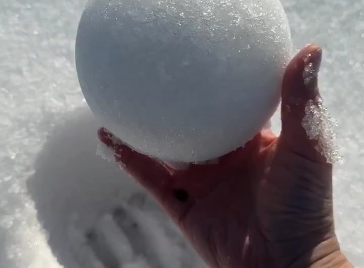 The perfect snowball
