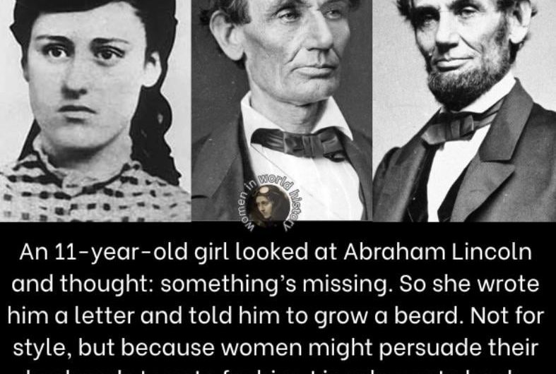 The reason Lincoln grew a beard
