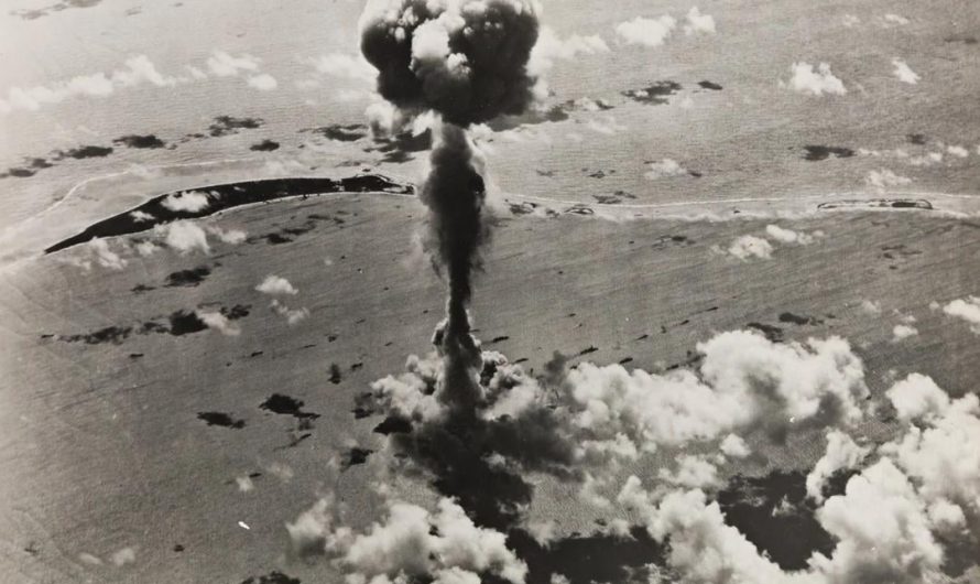 The same week the world watched atomic bomb tests at Bikini Atoll, a French designer borrowed the name for his daring new swimsuit.